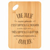 Planche bambou gravée personnalisée femme idée cadeau Fête des Mères apéro 30×20 prénom cuisine plateau fromage anniversaire noel maman mamie