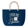 Sac de plage Bleu anse corde J'peux Pas Sudoku