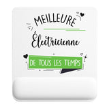 Tapis de souris ergonomique avec repose-poignet, accessoire bureau pour femme et homme, fête des pères, cadeau pas cher, idée cadeau fête des mères, secret santa, départ à la retraite, télétravail et gaming