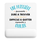 Tapis de souris ergonomique avec repose-poignet, accessoire bureau pour femme et homme, fête des pères, cadeau pas cher, idée cadeau fête des mères, secret santa, départ à la retraite, télétravail et gaming