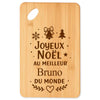 Planche à découper cadeau Noël famille amis papa maman mamie papi, idée cadeau apéro et cuisine, Secret Santa