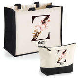 Cabas femme sac plage ou shopping tote bag pochette trousse Idée cadeau original pour anniversaire Noël travail départ retraite collègue famille fete des mères maman mamie