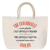 Sac Fête des Mères Mamie Famille Idée Cadeau anniversaire Noël Travail Boulot Métier Départ Retraite Collègue Femme cabas shopping plage