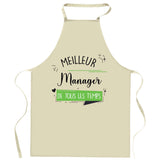 Cadeau Cuisinier cuisinière mère maman papa père mamie papi Vêtement Blouse de protection Barbecue Jardinage Tablier de Travail Tâches ménagères 