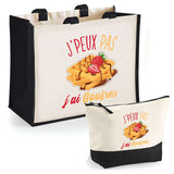 Cabas homme ou femme sac plage ou shopping tote bag pochette trousse Idée cadeau original pour anniversaire Noël travail départ retraite collègue famille fete des mères fetes des pères papa maman mamie papi