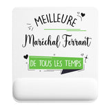Tapis de souris ergonomique avec repose-poignet, accessoire bureau pour femme et homme, fête des pères, cadeau pas cher, idée cadeau fête des mères, secret santa, départ à la retraite, télétravail et gaming