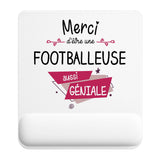 Tapis de souris ergonomique avec repose-poignet, accessoire bureau pour femme et homme, fête des pères, cadeau pas cher, idée cadeau fête des mères, secret santa, départ à la retraite, télétravail et gaming