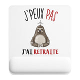 Tapis de souris ergonomique avec repose-poignet, accessoire bureau pour femme et homme, fête des pères, cadeau pas cher, idée cadeau fête des mères, secret santa, départ à la retraite, télétravail et gaming