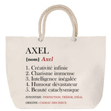 Sac Fête des Mères Mamie Famille Idée Cadeau anniversaire Noël Travail Boulot Métier Départ Retraite Collègue Femme cabas shopping plage
