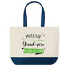 Sac de shopping bleu Meilleur Grand-Père de tous les temps