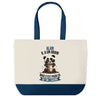 Sac de shopping bleu Alan Panda Grain