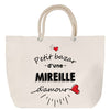 Sac Fête des Mères Mamie Famille Idée Cadeau anniversaire Noël Travail Boulot Métier Départ Retraite Collègue Femme cabas shopping plage