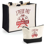 Cabas homme ou femme sac plage ou shopping tote bag pochette trousse Idée cadeau original pour anniversaire Noël travail départ retraite collègue famille fete des mères fetes des pères papa maman mamie papi