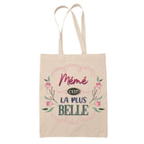 Sac Tote Bag Fête des Mères Fêtes des Pères Mamie Papi Famille Idée Cadeau anniversaire Noël Travail Boulot Métier Départ Retraite Collègue Femme Homme