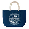 Sac de plage Bleu anse corde Alicia Déesse Légende
