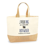 Sac Jute Fête des Mères Fêtes des Pères Mamie Papi Famille Idée Cadeau anniversaire Noël Travail Boulot Métier Départ Retraite Collègue Femme Homme