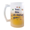Chope de bière personnalisé, idée cadeau pour maman, femme ou collègue. Parfait pour Noël, anniversaire, fête des mères ou Secret Santa.