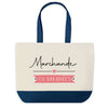 Sac de shopping bleu Marchande en Vacances