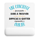 Tapis de souris ergonomique avec repose-poignet, accessoire bureau pour femme et homme, fête des pères, cadeau pas cher, idée cadeau fête des mères, secret santa, départ à la retraite, télétravail et gaming