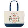 Sac Fête des Mères Mamie Famille Idée Cadeau anniversaire Noël Travail Boulot Métier Départ Retraite Collègue Femme cabas shopping plage