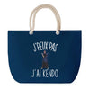 Sac de plage Bleu anse corde J'peux Pas Kendo