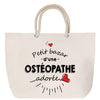 Sac Fête des Mères Mamie Famille Idée Cadeau anniversaire Noël Travail Boulot Métier Départ Retraite Collègue Femme cabas shopping plage