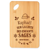 Planche à découper cadeau Noël famille amis papa maman mamie papi, idée cadeau apéro et cuisine, Secret Santa