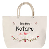 Sac Fête des Mères Mamie Famille Idée Cadeau anniversaire Noël Travail Boulot Métier Départ Retraite Collègue Femme cabas shopping plage