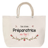 Sac Fête des Mères Mamie Famille Idée Cadeau anniversaire Noël Travail Boulot Métier Départ Retraite Collègue Femme cabas shopping plage