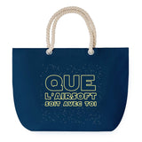 Sac de plage Bleu anse corde Airsoft soit avec toi
