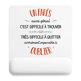 Tapis de souris ergonomique avec repose-poignet, accessoire bureau pour femme et homme, fête des pères, cadeau pas cher, idée cadeau fête des mères, secret santa, départ à la retraite, télétravail et gaming
