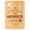 Planche bambou gravée personnalisée femme idée cadeau Fête des Mères apéro 30×20 prénom cuisine plateau fromage anniversaire noel maman mamie