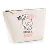 Trousse pochette de rangement maquillage Fête des Mères Mamie Famille Idée Cadeau anniversaire Noël Travail Boulot Métier Départ Retraite Collègue Femme