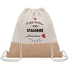 Sac Fête des Pères Papi Papa Cadeau anniversaire Noël Travail Boulot Métier Départ Retraite Collègue Homme cabas shopping plage