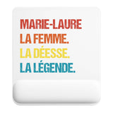 Tapis de souris ergonomique avec repose-poignet, accessoire bureau pour femme et homme, fête des pères, cadeau pas cher, idée cadeau fête des mères, secret santa, départ à la retraite, télétravail et gaming