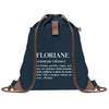 sac a dos femme bleu coton recycle avec pochette cadeau original pour collegue amie prof ou soeur idee cadeau femme noel anniversaire secret santa ou depart a la retraite sac pratique chic et ecoresponsable design breton elegant