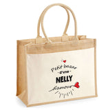 Sac Fête des Mères Mamie MAman Soeur Femme Famille Idée Cadeau anniversaire Noël Travail Boulot Métier Départ Retraite Collègue Femme cabas shopping plage