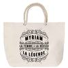Sac Fête des Mères Mamie Famille Idée Cadeau anniversaire Noël Travail Boulot Métier Départ Retraite Collègue Femme cabas shopping plage