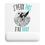 Tapis de souris ergonomique avec repose-poignet, accessoire bureau pour femme et homme, fête des pères, cadeau pas cher, idée cadeau fête des mères, secret santa, départ à la retraite, télétravail et gaming