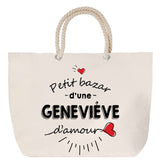 Sac Fête des Mères Mamie Famille Idée Cadeau anniversaire Noël Travail Boulot Métier Départ Retraite Collègue Femme cabas shopping plage