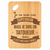 Planche bambou gravée personnalisée homme idée cadeau Fête des Pères apéro 30×20 prénom cuisine plateau fromage anniversaire noel papa papi 