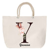 Sac Fête des Mères Mamie Famille Idée Cadeau anniversaire Noël Travail Boulot Métier Départ Retraite Collègue Femme cabas shopping plage