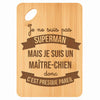 Planche bambou gravée personnalisée homme idée cadeau Fête des Pères apéro 30×20 prénom cuisine plateau fromage anniversaire noel papa papi 