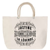 Sac Fête des Mères Mamie Famille Idée Cadeau anniversaire Noël Travail Boulot Métier Départ Retraite Collègue Femme cabas shopping plage