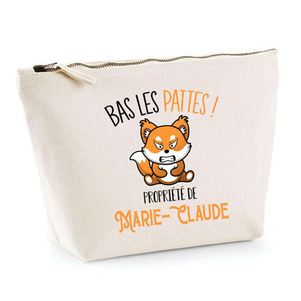 Trousse pochette de rangement maquillage Fête des Mères Mamie Famille Idée Cadeau anniversaire Noël Travail Boulot Métier Départ Retraite Collègue Femme