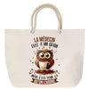 Sac Fête des Mères Mamie Famille Idée Cadeau anniversaire Noël Travail Boulot Métier Départ Retraite Collègue Femme cabas shopping plage