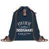 Sac à dos Bleu avec pochette Certifié meilleur Enseignant