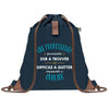 Sac à Dos Bleu avec Pochette Une Professeure Formidable