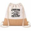 Sac à Dos Toile et Jute J’peux pas je suis Prof de sport