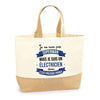Sac Jute Fête des Mères Fêtes des Pères Mamie Papi Famille Idée Cadeau anniversaire Noël Travail Boulot Métier Départ Retraite Collègue Femme Homme